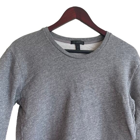 J Crew Sweatshirt Women S Gray Multi Media Casual Preppy Academia Relaxed Travel - Picture 9 of 9